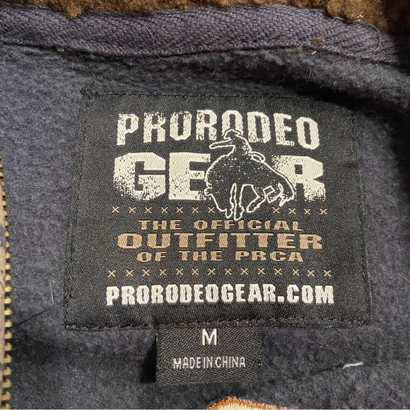 2012 Wrangler NFR LAS VEGAS Finals Pro RODEO Gear Zip Up Hoodie Size M - Picture 8 of 13